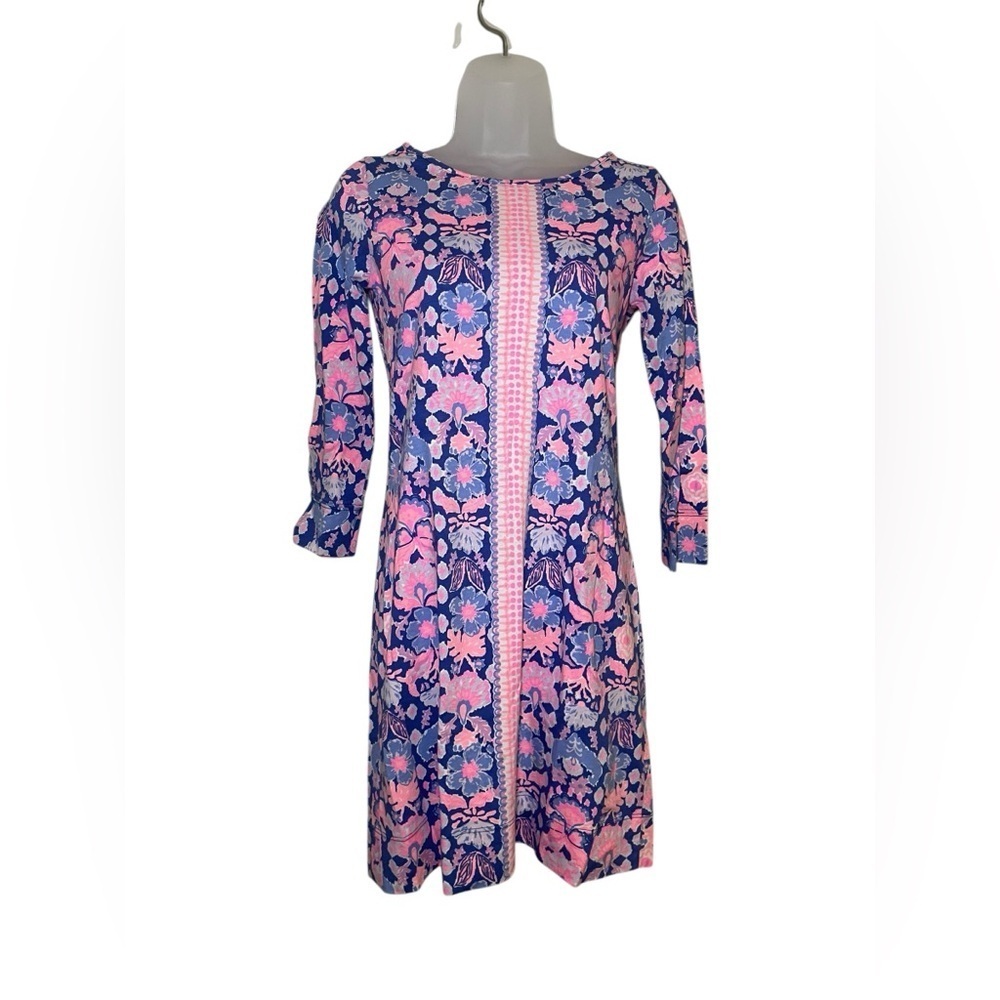 Lilly Pulitzer Marlowe Iris Pima Cotton Dress Size XS - Picture 2 of 5